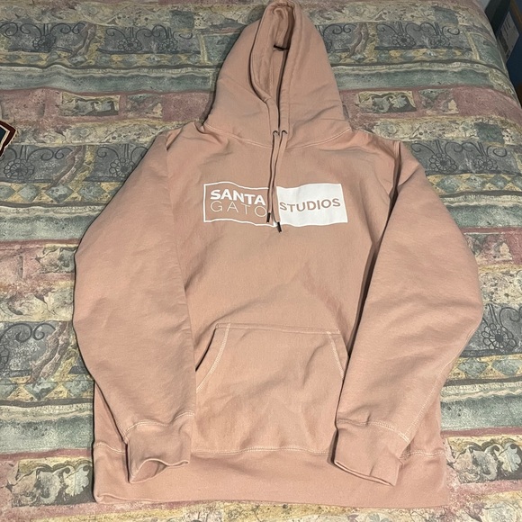 Santagato studios dusty pink hoodie Clearance